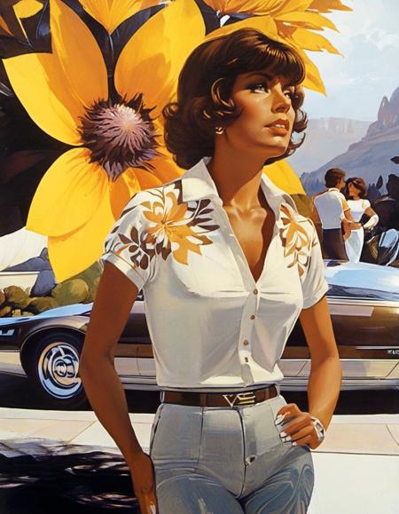 1960's Science Fiction Book Covers - Syd Mead Style - SDXL 1.0