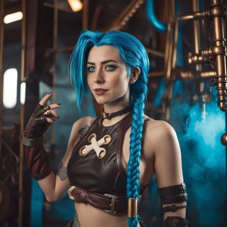 Jinx - Arcane - League of Legends - Flux1.D & Realistic SDXL