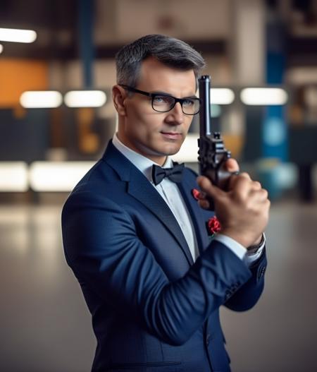 Ysuf Dikeç - Turkish Olympian Shooter - SDXL