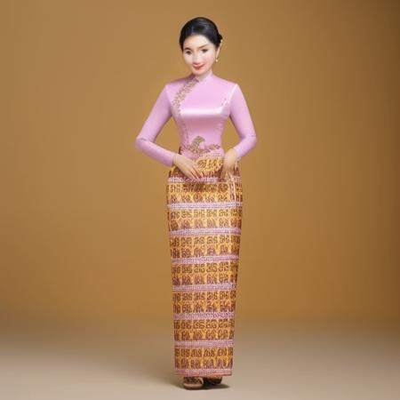 Myanmar Traditional wedding outfits