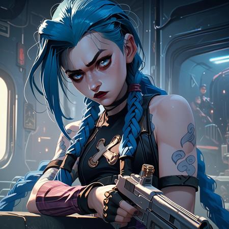 Jinx - Arcane League of Legends (PonyXL)