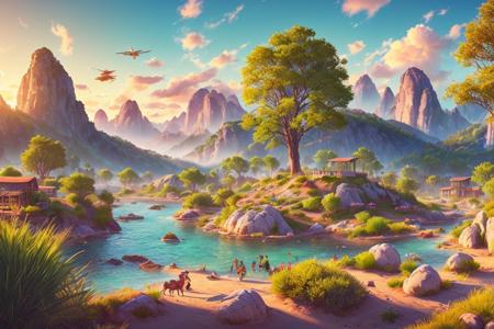 Style of HOPA Games - landscapes & scenery concept art in style of video games (hoppagames)