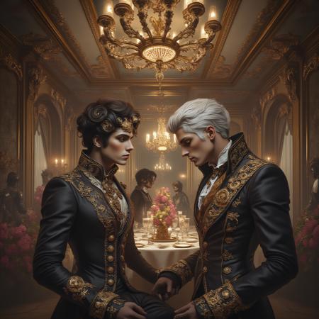Ars MidJourney Rococo Steampunk (SDXL, Pony, Flux)
