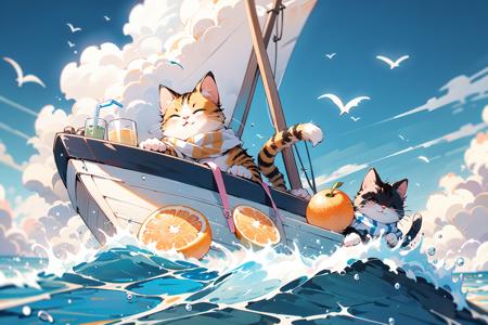 猫猫/Cute cat /midjourney style cat  Lora