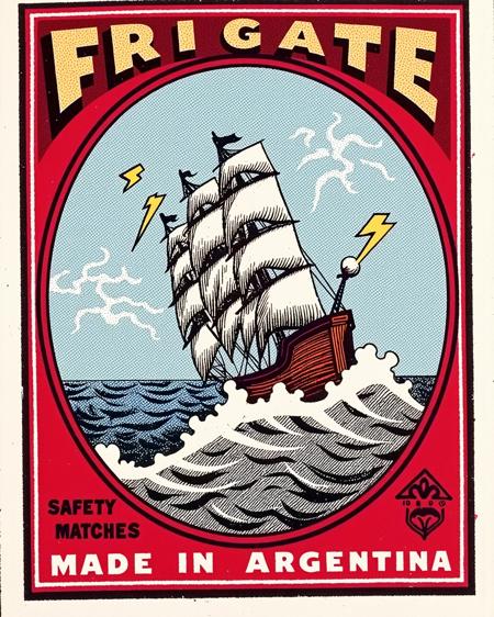 Vintage Matchbox Art