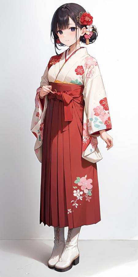 振袖と袴/furisode hakama(XL)