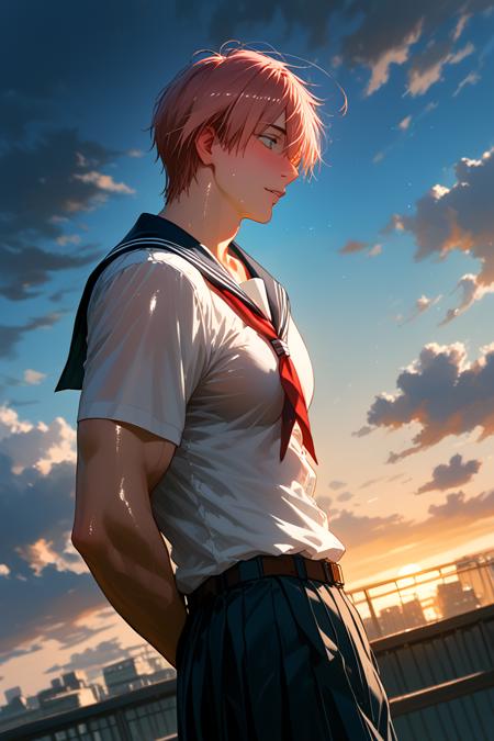 Saki Uno (m/f) x Mohiro | Mahou Shoujo Ore?