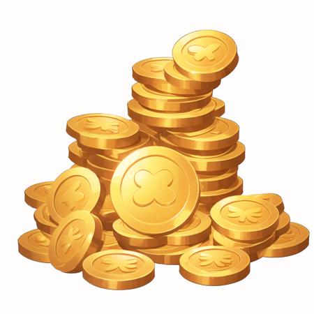 Treasure Chest宝箱 金币 欧美卡通风格UI
