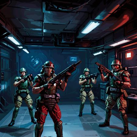 United States Colonial Marine Corps - Aliens (SDXL)版本United States Colonial Marine Corps - Aliens (SDXL) (SDXL)