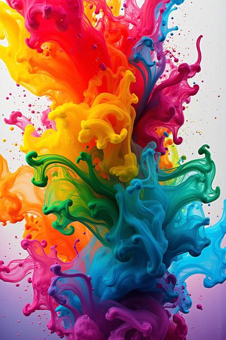 Special Effects of Dissolving Colored Ink | Flux Visual Aesthetics版本v1.0 (ID: 1238193)