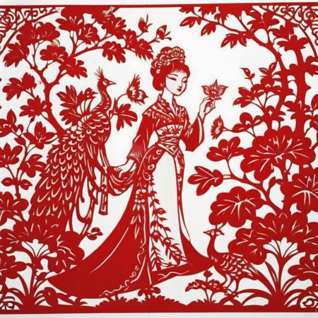 Chinese paper-cutting Style | SDXL版本v1.0 (ID: 237888)
