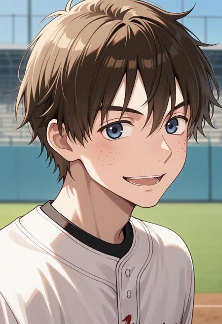 Kosuke Izumi - Big Windup! (Commission) - Pony + Illustrious