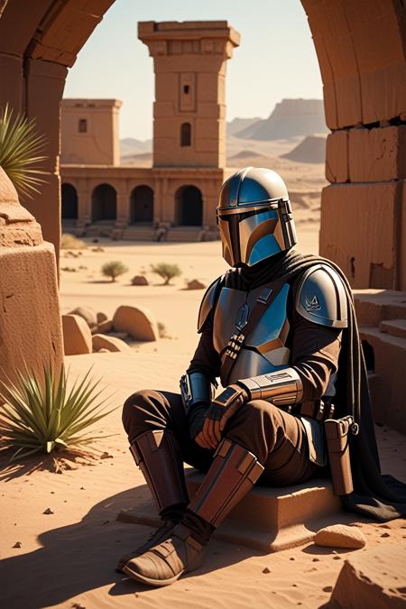 The Mandalorian from Star Wars