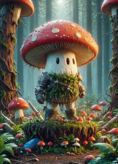 DonM - Shroom Knight [SD,SDXL,Pony]