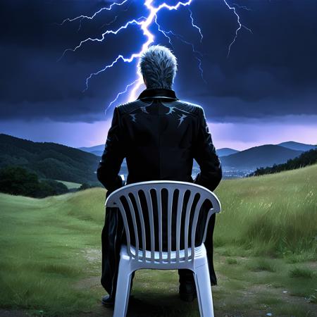 Vergil and his PowerChair!!!Devil May Cry5 XL.