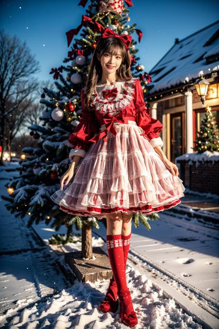 [Realistic] Christmas dress | 圣诞小裙几