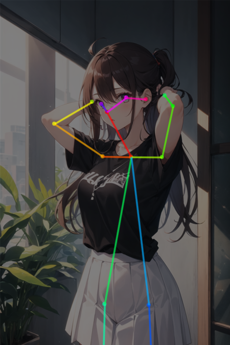 [OpenPose] Adjusting hair/Hand in own hair版本v1.0 (ID: 229310)