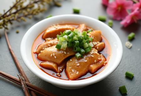 Flux-口水鸡-Steamed Chicken with Chili Sauce