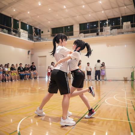 体育館 Japanese school gymnasium SD15