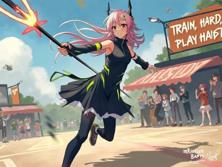 Theresa from Arknights Flux