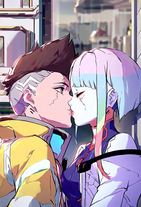Cyberpunk 2077 David Marinez, Lucy, Rebecca,Maine , kiwi and Kaneda (Akira)
