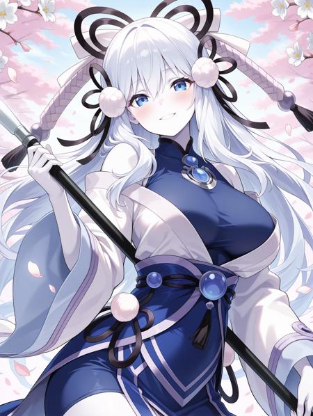 Yu-Gi-Oh! - Yuki-Onna, the Absolute Zero Mayakashi (零氷の魔妖－雪女) illu/PonyXL