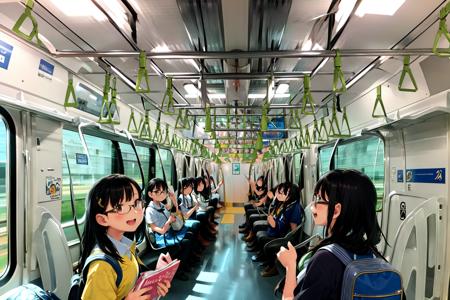 JR East E235 series / train interior