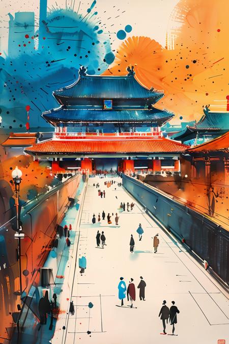 When Ink Meets Watercolor 当水墨遇上水彩