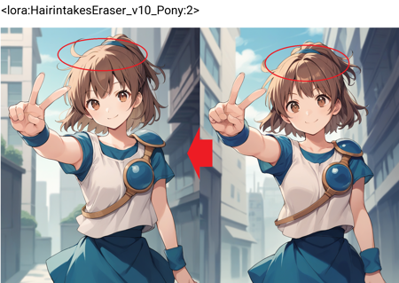 Hair Intakes Eraser | エアインテーク削除Lora (Pony&illustrious)