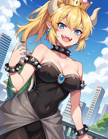 Bowsette / Koppa Hime (クッパ姫) - Super Mario Bros版本booru (ID: 418932)
