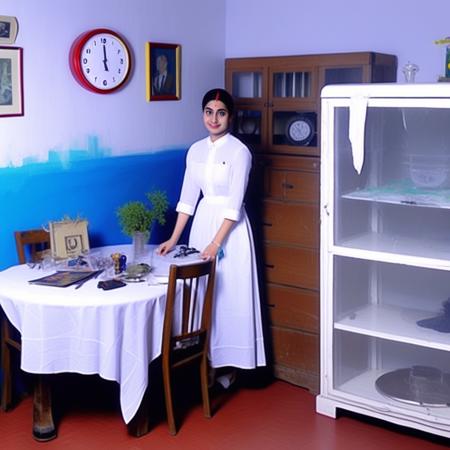The interior of Soviet communal apartments.