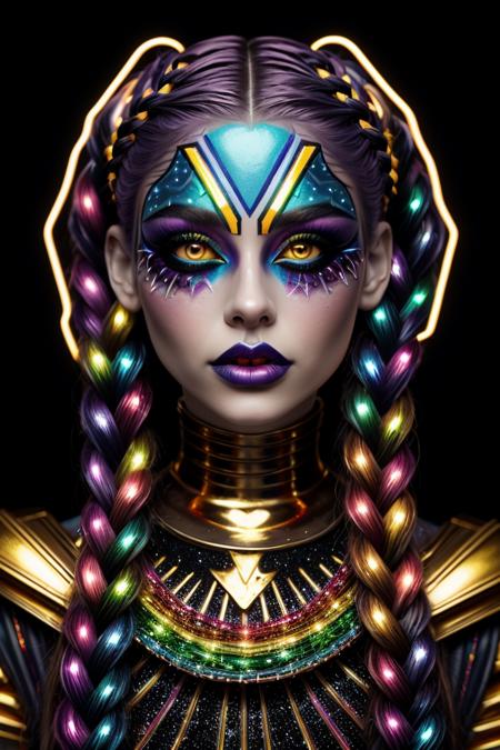 Celestial Chromatic with Bodypaint: A Symphony of Light and Color ?✨?