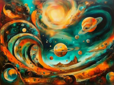Colorful Flowing Abstract - CE - SDXL & Flux