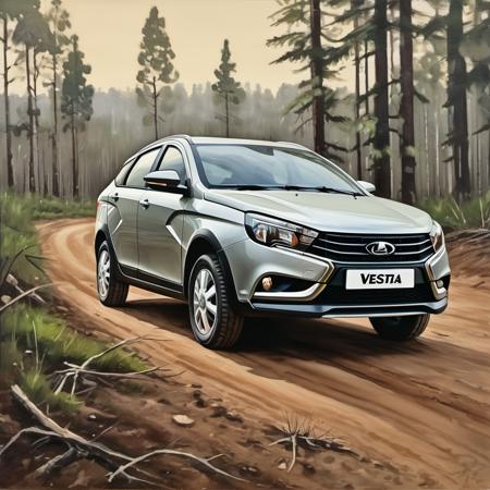 Lada Vesta by ct0kk