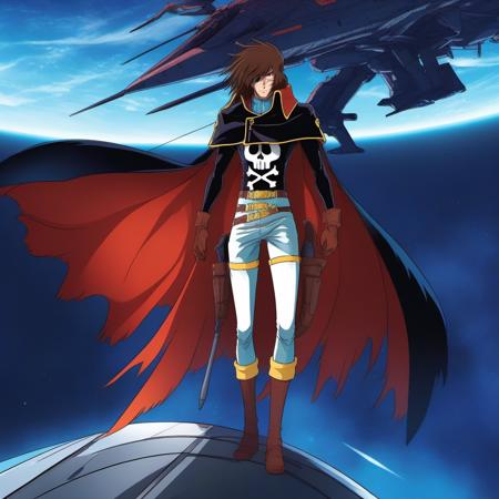 300 th LORA : Captain Harlock / Albator - SDXL (3D movie/anime)