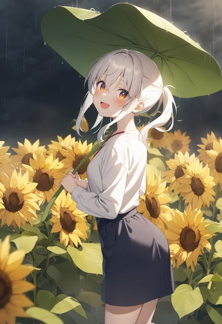 leaf umbrella / 葉っぱの傘