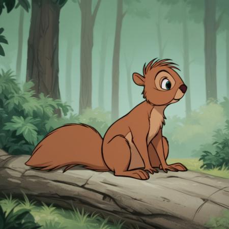 Squirrel Arthur  Sword in the Stone