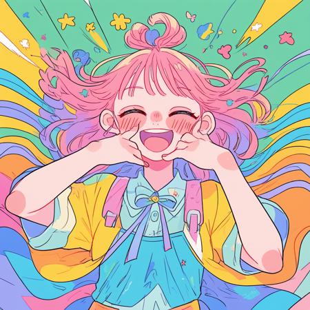 Chaotic Colorful Anime