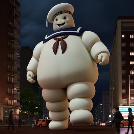 The Stay-Puft Marshmallow Man - Ghostbusters - SDXL