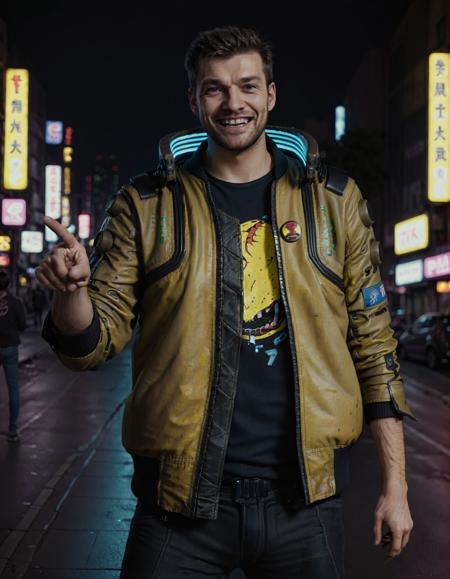Cyberpunk Samurai Jacket SDXL