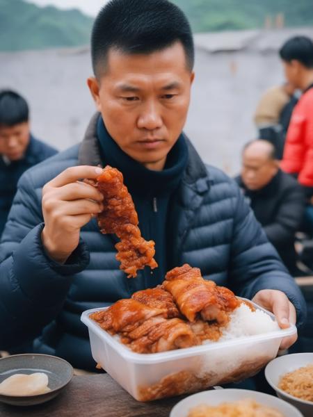 Men's Romance/Longjiang Pork Knuckle Rice