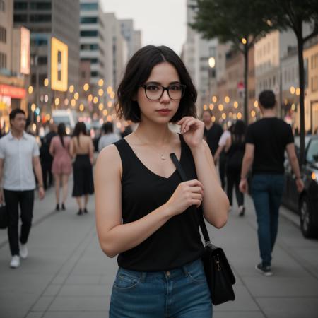 Anamorphic Bokeh + Special Effect (Shallow Depth of Field) cinematic style XL + F1D + SD1.5