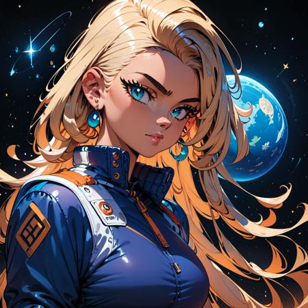 Space Pilot Woman Single Image Dataset LoRA