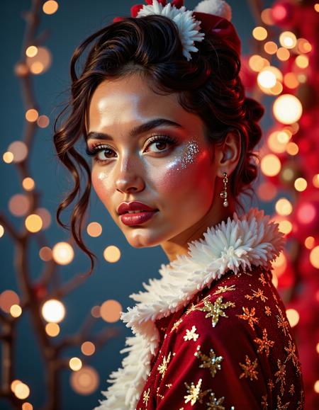BeignetFLUX - festive glamor portrait style
