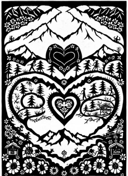 Swiss paper cutting