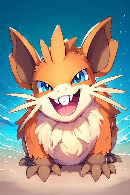 Raticate: Hyper Fang Pokémon | ラッタ (Pokedex #0020) [Pony]