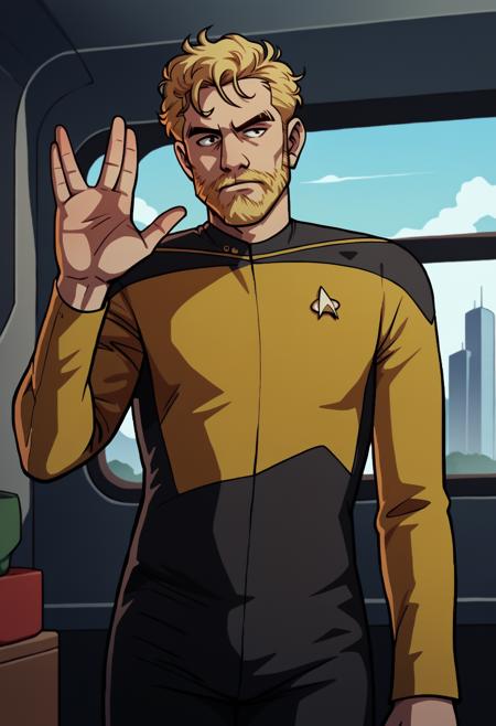 Star Trek TNG uniforms (standalone for early seasons version update) (pony)