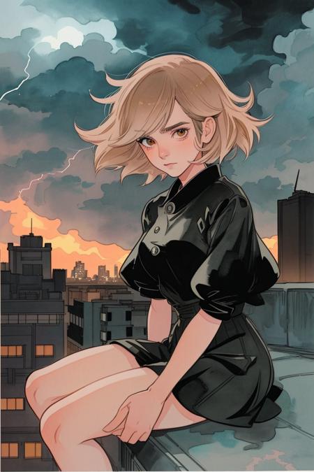 Little Thunder manga style