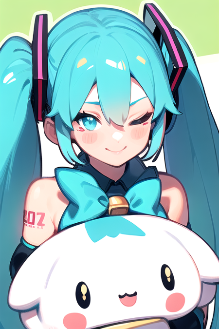 Hatsune Miku (with shiny eyes)