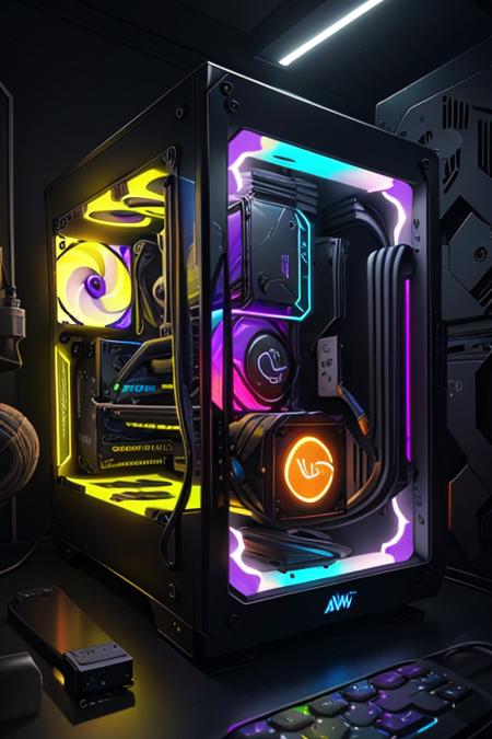 Desktop Personal Computer Concept